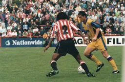 Our other goalscorer Ceri Hughes in action