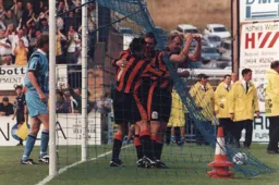 Alexander and Hughes join in the celebrations