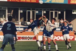 Ceri Hughes outnumbered as the Hatter's winning run comes to an end