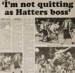 Match Report: Bury vs Luton Town FC (21st Sep 1996)