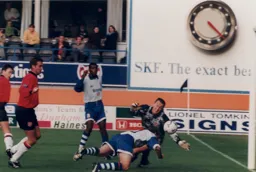 Paul Showler also scores his first goal for Luton