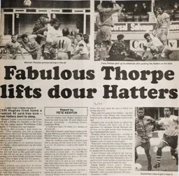 Match Report: Luton Town FC vs Notts County (9th Nov 1996)