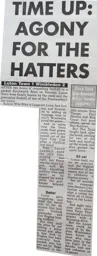 Match Report: Luton Town FC vs Wimbledon (12th Nov 1996)