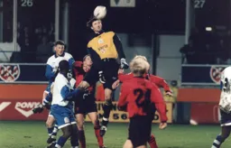 Even an Ian Feuer foray up the pitch for a last minute corner couldn't prevent our 3-2 defeat on aggregate