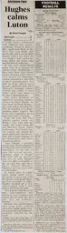 Match Report: Millwall vs Luton Town FC (18th Dec 1996)