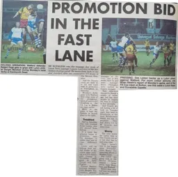 Match Report: Luton Town FC vs Watford (27th Jan 1997)