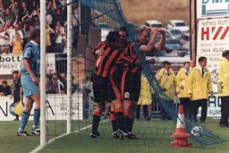 Alexander and Hughes join in the celebrations