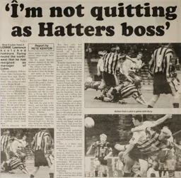 Match Report: Bury vs Luton Town FC (21st Sep 1996)