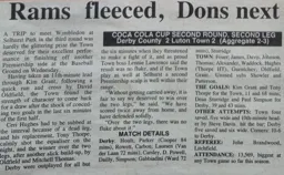 Match Report: Derby County vs Luton Town FC (25th Sep 1996)