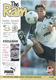 Programme: Derby County vs Luton Town FC (25th Sep 1996)
