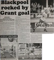 Match Report: Luton Town FC vs Blackpool (28th Sep 1996)
