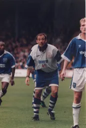 Paul Showler looking as surprised as everyone else at his amazing goal scoring run