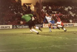 Dwight showing his trademark pace