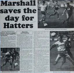 Match Report: Luton Town FC vs Boreham Wood (7th Dec 1996)