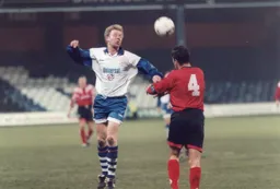 David Oldfield looks as disinterested as everyone else as the Town win their first round Auto Windscreens Shield Cup tie