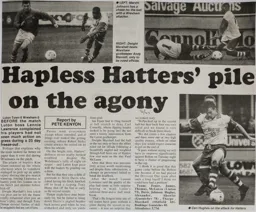 Match Report: Luton Town FC vs Wrexham (18th Jan 1997)