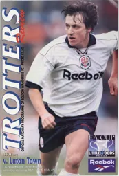 Programme: Bolton Wanderers vs Luton Town FC (25th Jan 1997)