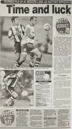 Match Report: Notts County vs Luton Town FC (1st Feb 1997)