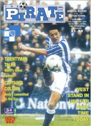 Programme: Bristol Rovers vs Luton Town FC (15th Feb 1997)