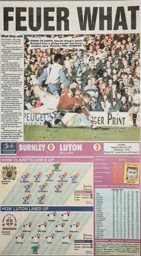 Match Report: Burnley vs Luton Town FC (29th Mar 1997)