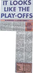 Match Report: Blackpool vs Luton Town FC (15th Apr 1997)