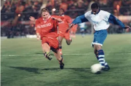 Substitute Dwight Marshall tries to break the deadlock to no avail