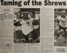 Match Report: Luton Town FC vs Shrewsbury Town (19th Apr 1997)
