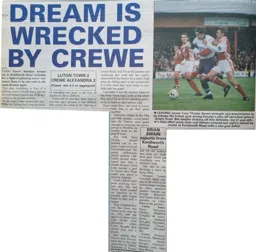 Match Report: Luton Town FC vs Crewe Alexandra (14th May 1997)