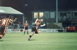 Tony Thorpe turns away after scoring Town`s goal