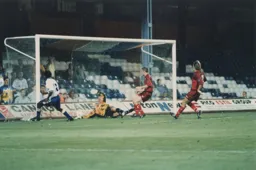 Stuart Douglas scores the only goal of the game