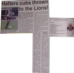 Match Report: Luton Town FC vs Millwall (2nd Sep 1997)