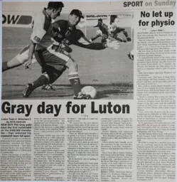 Match Report: Luton Town FC vs Wrexham (20th Sep 1997)