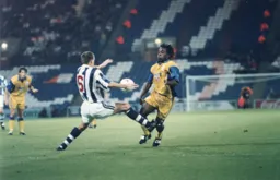 Paul Raven appears to use his hand to stop Stuart Douglas