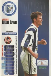 Programme: West Bromwich Albion vs Luton Town FC (23rd Sep 1997)