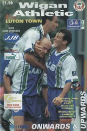 Programme: Wigan Athletic vs Luton Town FC (18th Oct 1997)