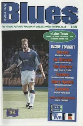 Programme: Carlisle United vs Luton Town FC (21st Oct 1997)