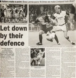 Match Report: Wycombe Wanderers vs Luton Town FC (1st Nov 1997)
