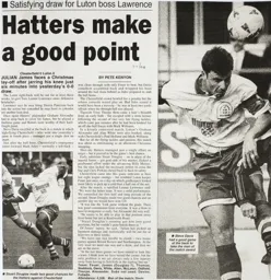 Match Report: Chesterfield vs Luton Town FC (13th Dec 1997)