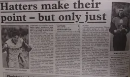 Match Report: Luton Town FC vs Northampton Town (26th Dec 1997)