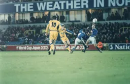 Paul McLaren shoots from long range