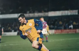Graham Alexander turns away after scoring Town`s consolation goal