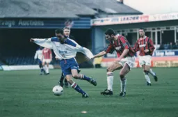 Sean Evers shields the ball