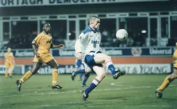 Graham Alexander brings the ball under control