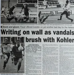 Match Report: Luton Town FC vs Wycombe Wanderers (7th Mar 1998)