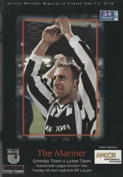 Programme: Grimsby Town vs Luton Town FC (7th Apr 1998)