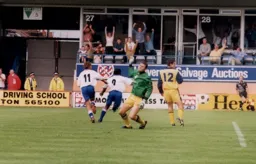 Stuart Douglas celebrates his opening goal