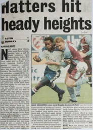 Match Report: Luton Town FC vs Burnley (5th Sep 1998)