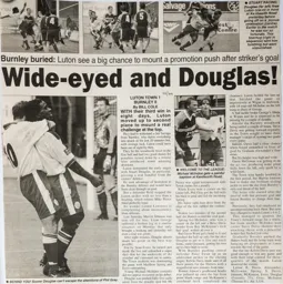 Match Report: Luton Town FC vs Burnley (5th Sep 1998)