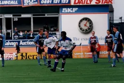 Stuart Douglas celebrating his goal