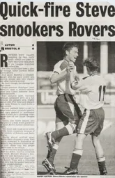 Match Report: Luton Town FC vs Bristol Rovers (12th Sep 1998)